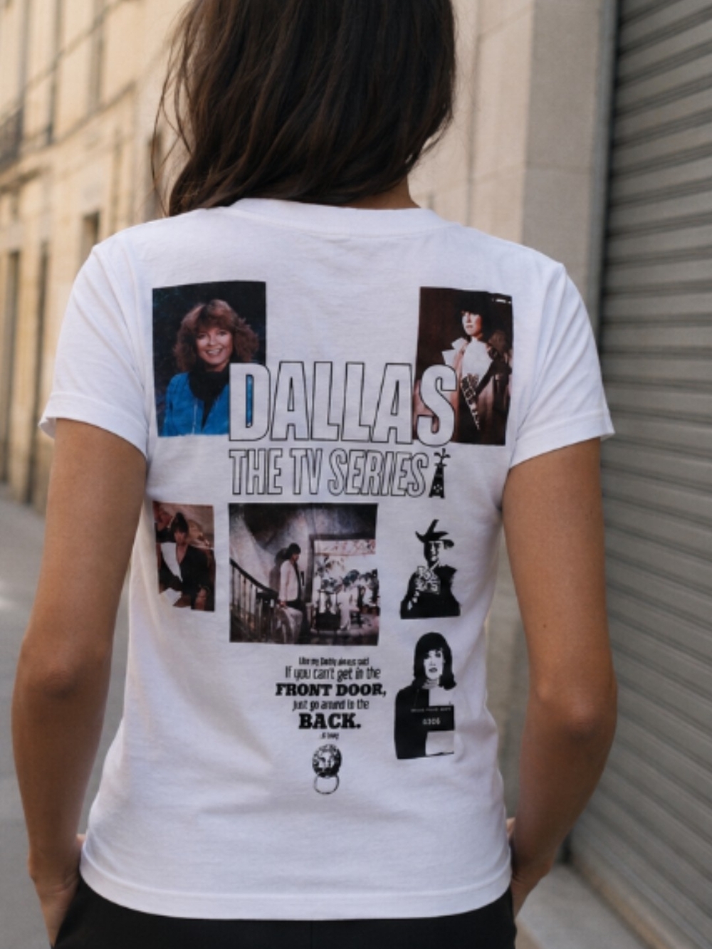 Vintage Zara x Dallas TV Series Graphic Tee – Size S